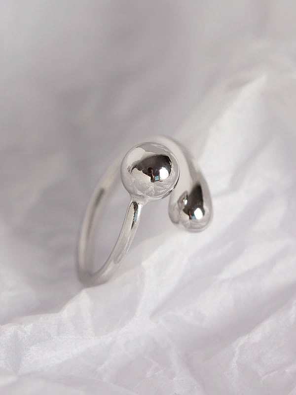 925 Sterling Silver Geometric Minimalist Spoon Ring