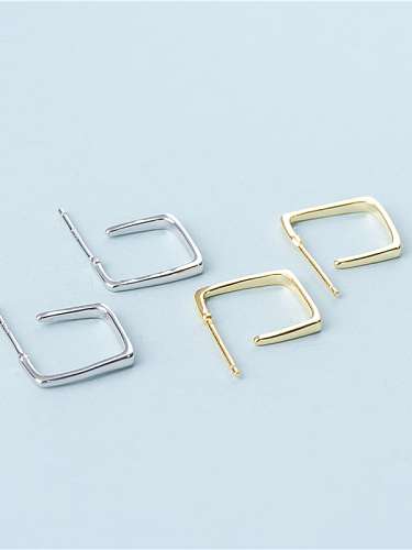 925 Sterling Silver Geometric Minimalist Earring