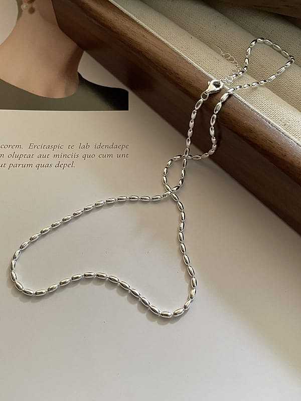 Vintage Perlenkette aus 925er Sterlingsilber
