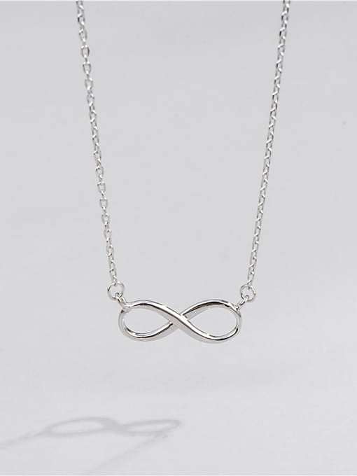 925 Sterling Silver Number Minimalist Necklace