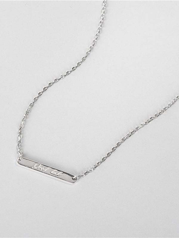 925 Sterling Silver Geometric Minimalist Necklace