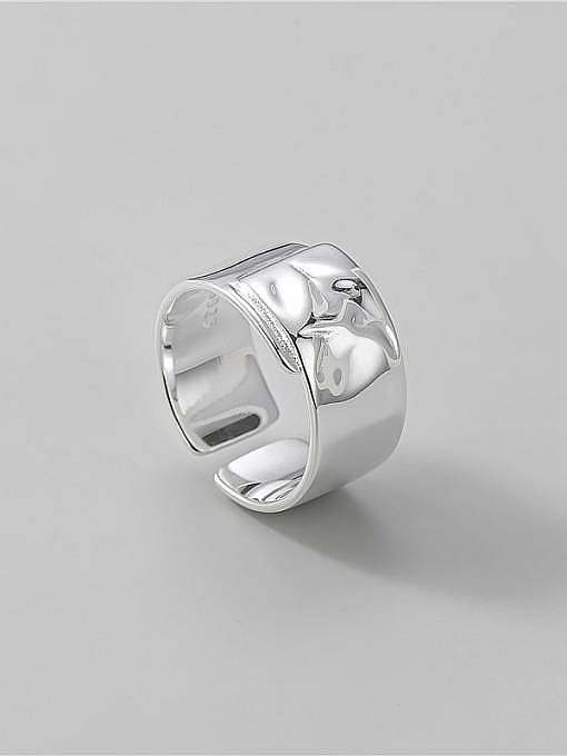 925 Sterling Silver Irregular Vintage Band Ring