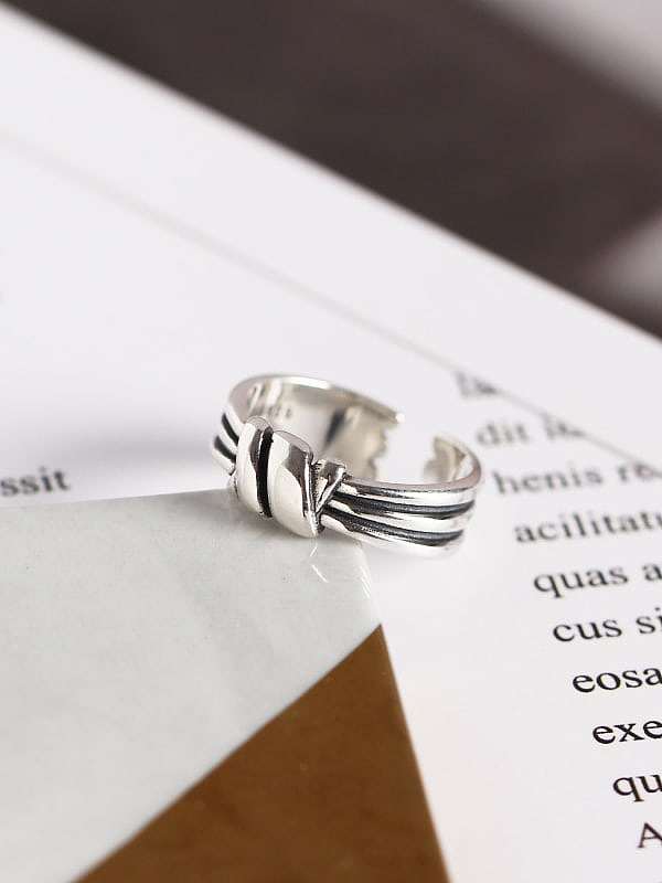 925 Sterling Silver Geometric Minimalist Band Ring