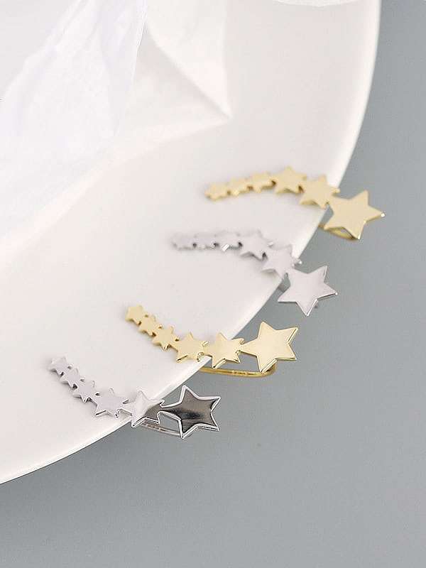 925 Sterling Silver Star Minimalist Stud Earring