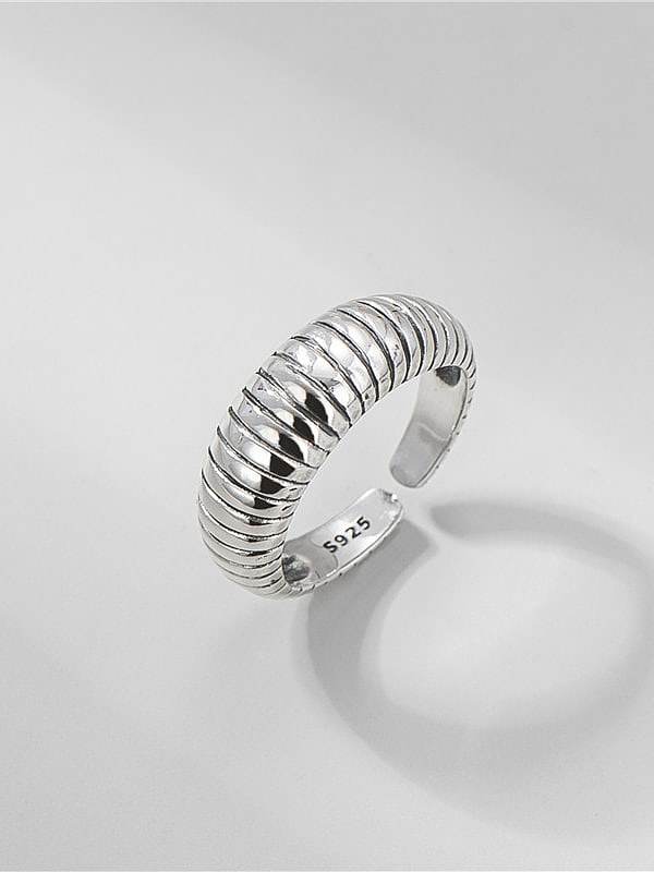 925 Sterling Silver Irregular Vintage Band Ring