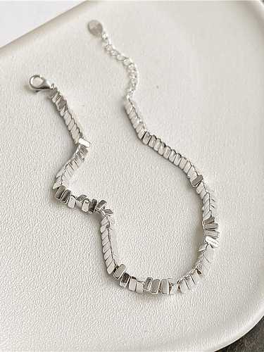 Bracelet Tendance Géométrique Argent 925