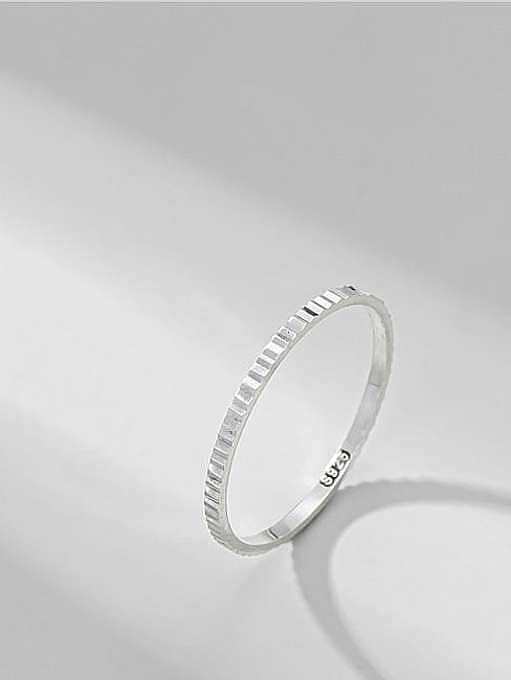 925 Sterling Silver Round Minimalist Band Ring