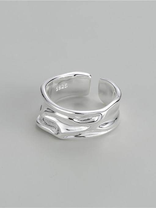 925 Sterling Silver Irregular Vintage Band Ring
