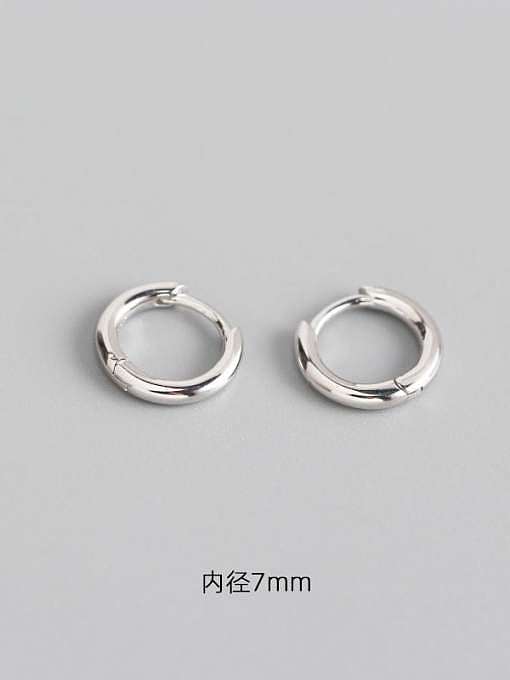 925 Sterling Silver Geometric Minimalist Huggie Earring
