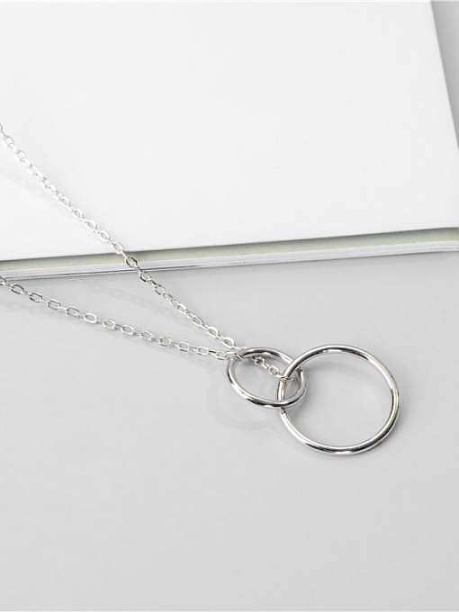 925 Sterling Silver Geometric Minimalist Necklace