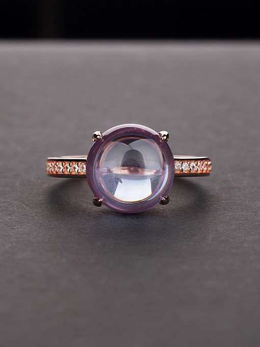Anel solitário de prata esterlina 925 alto carbono diamante redondo vintage