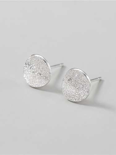 Boucles d'oreilles minimalistes géométriques en argent sterling 925