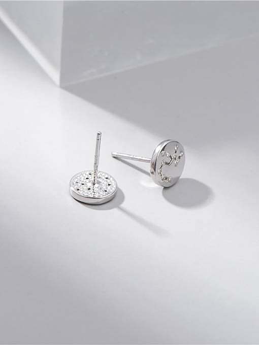 Boucle d'oreille mignonne Constellation en argent sterling 925