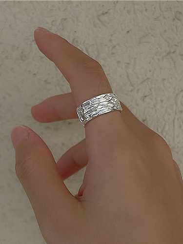 925 Sterling Silver Geometric Minimalist Band Ring