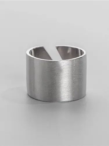 925 Sterling Silver Geometric Minimalist Band Ring