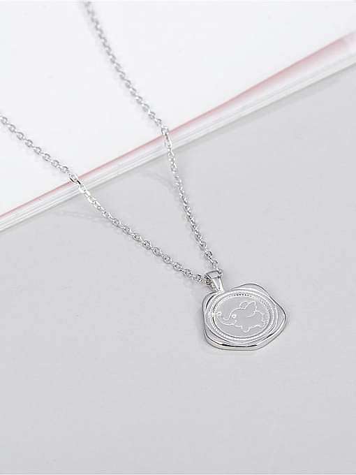 925 Sterling Silver Icon Minimalist Necklace