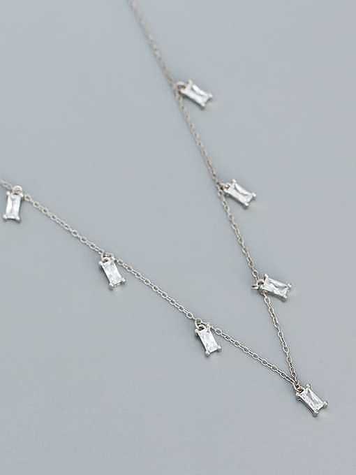 925 Sterling Silver Geometric Dainty Necklace