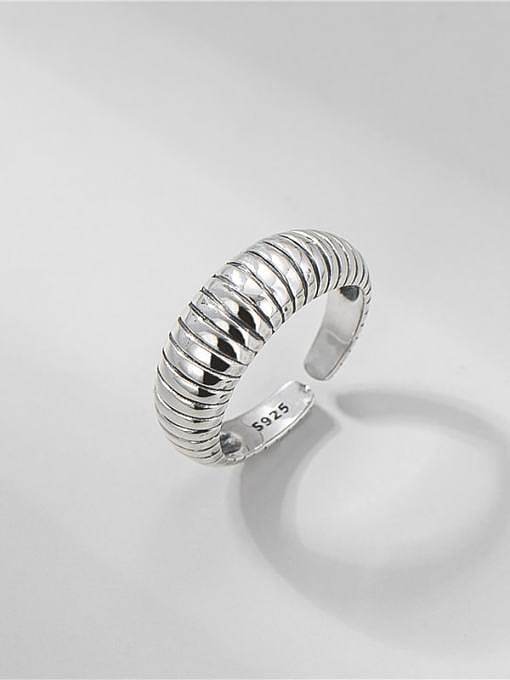 925 Sterling Silver Irregular Vintage Band Ring