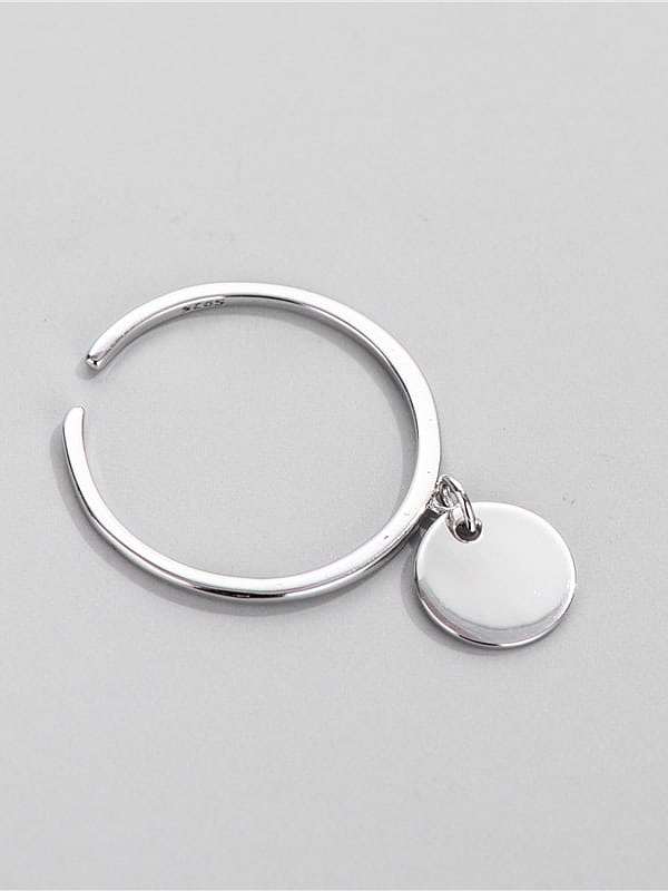 925 Sterling Silver Round Minimalist Band Ring