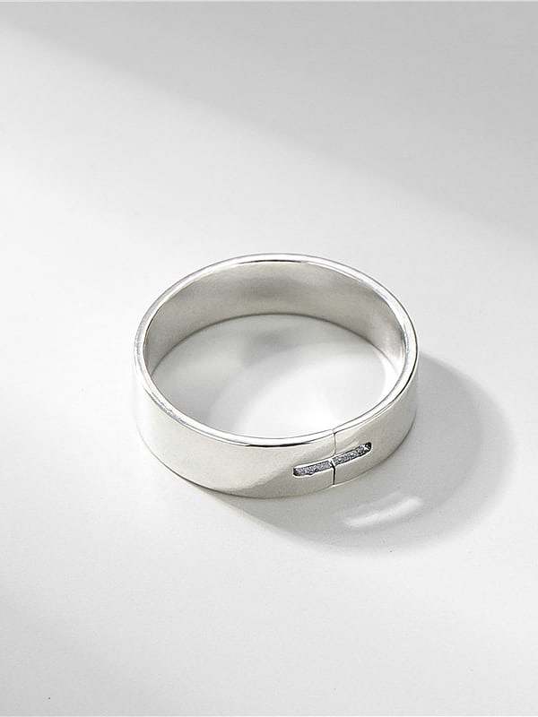 925 Sterling Silver Geometric Minimalist Band Ring