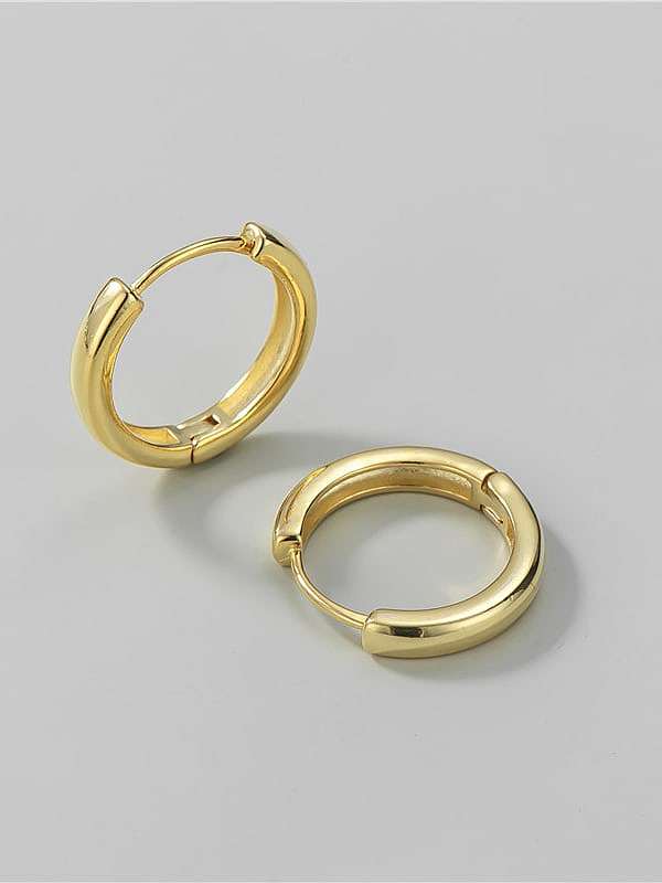 925 Sterling Silver Round Minimalist Single Earring(Single -Only One)