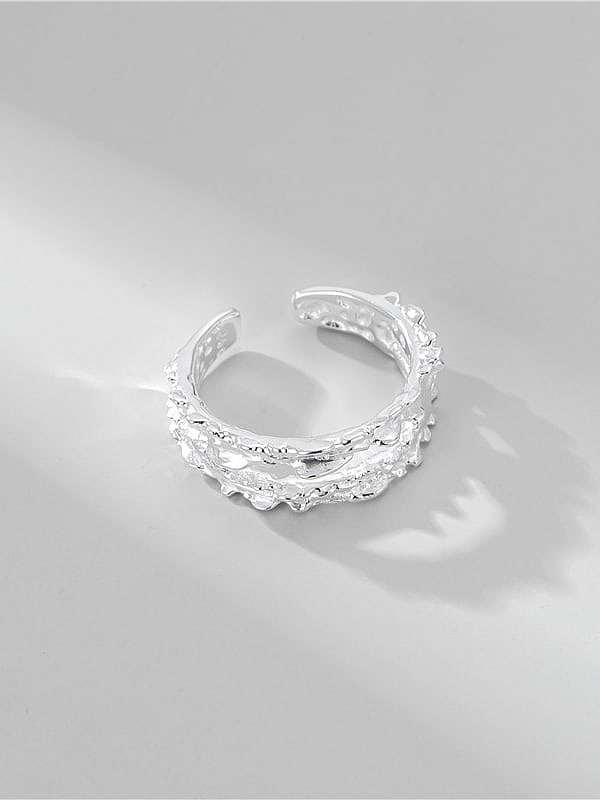 925 Sterling Silver Geometric Minimalist Stackable Ring