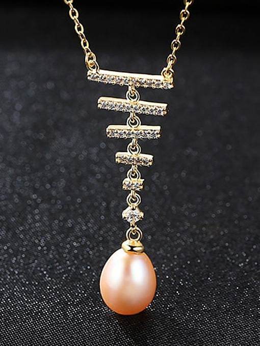 l925 Sterling Silver Freshwater Pearl pendant Necklace