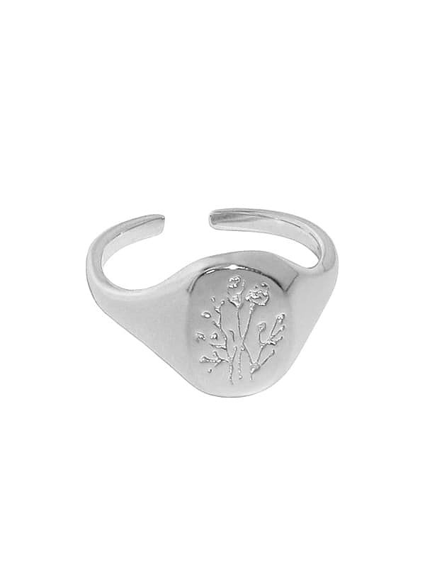 925 Sterling Silver Geometric Minimalist Ring