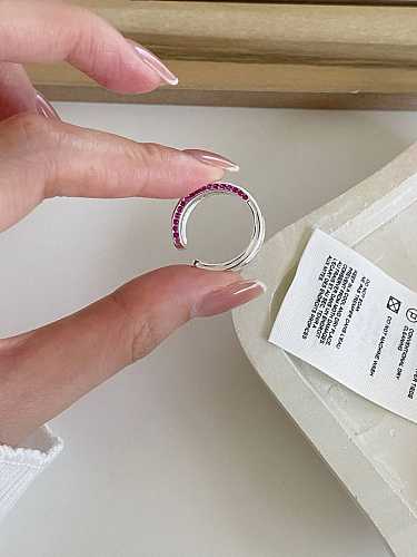 925 Sterling Silver Geometric Minimalist Band Ring