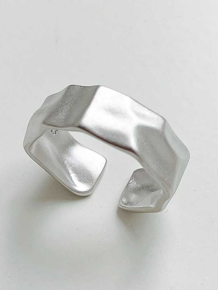 925 Sterling Silver Geometric Minimalist Band Ring