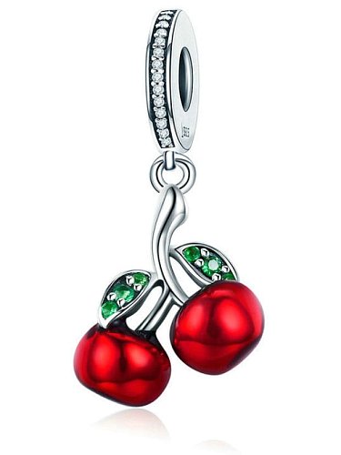 925 Silver Summer Cherry charms