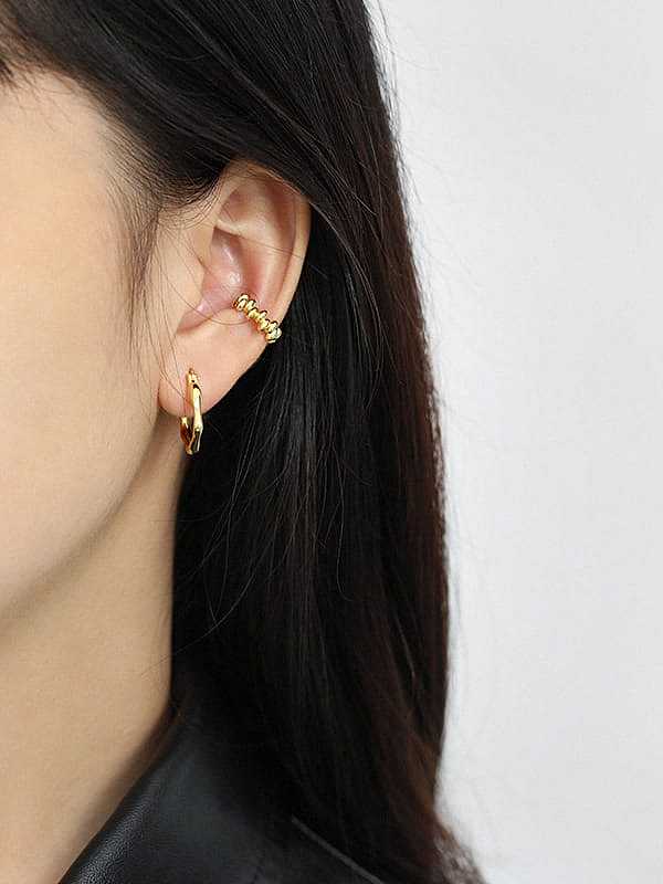 925 Sterling Silver Minimalist rregular geometric polygon earrings