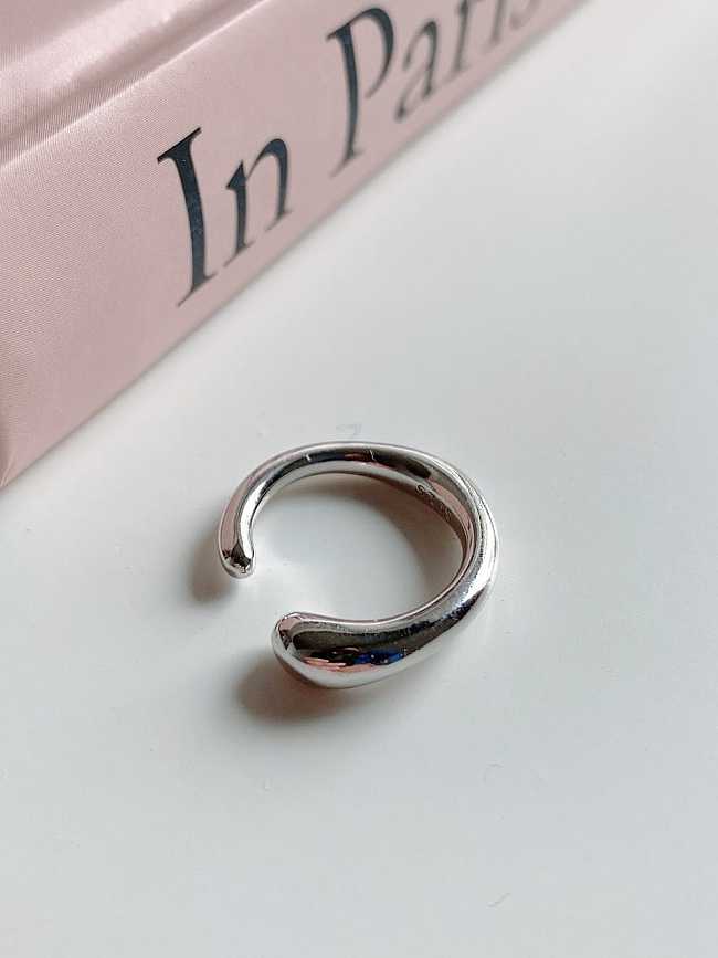925 Sterling Silver Geometric Minimalist Clip Earring