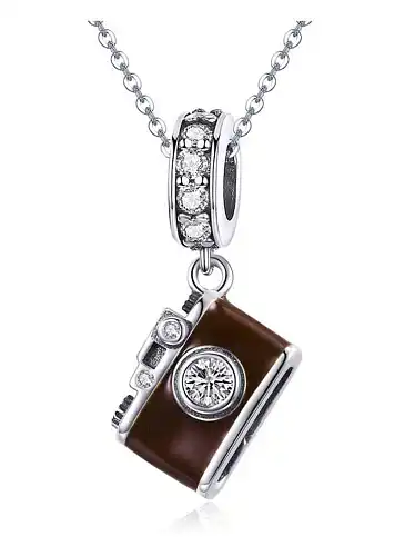 925 silver camera charms