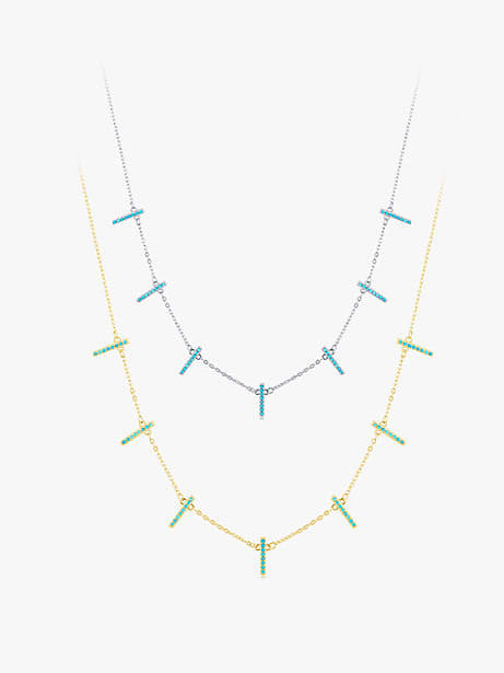 925 Sterling Silber Smaragd geometrische minimalistische Halskette