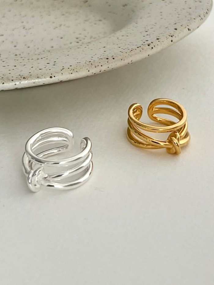 925 Sterling Silver Geometric Vintage Stackable Ring
