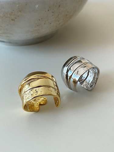 925 Sterling Silver Irregular Vintage Band Ring