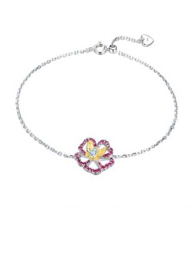 925 Sterling Silver Flower Minimalist Chain