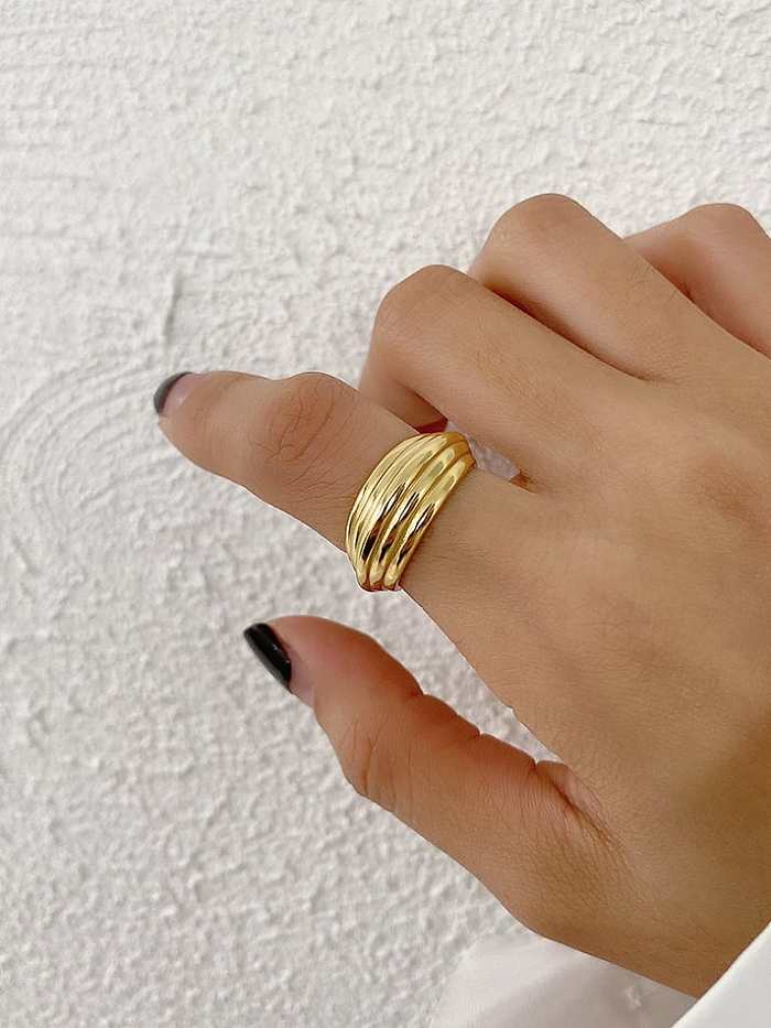 925 Sterling Silver Irregular Vintage Band Ring