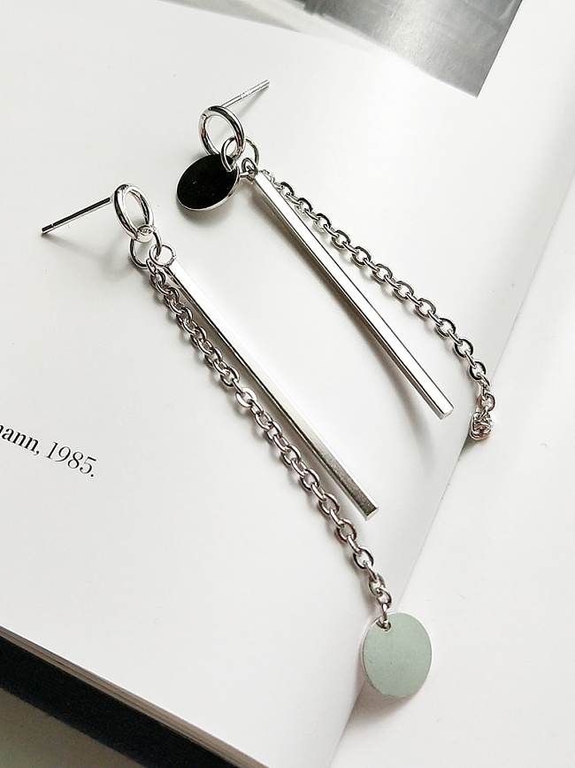 925 Sterling Silver Tassel Vintage Threader Earring