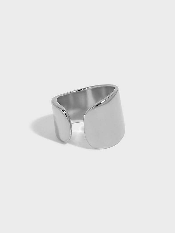 925 Sterling Silver Geometric Minimalist Single Earring [Single-Only One]