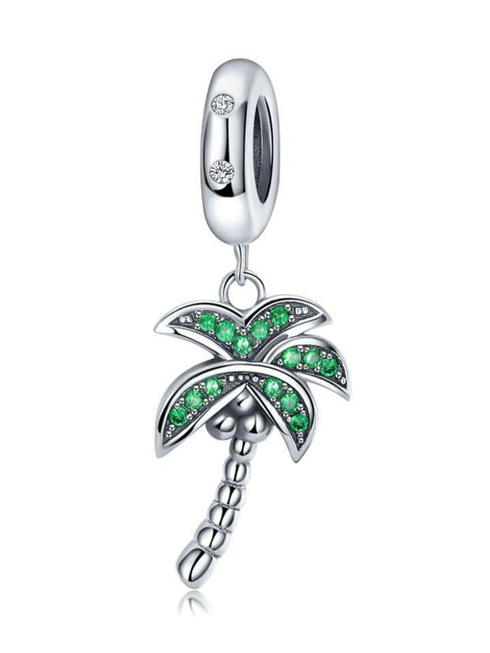 925 Silver Fresh Coconut Tree charms