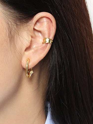 925 Sterling Silver Irregular Vintage Stud Earring