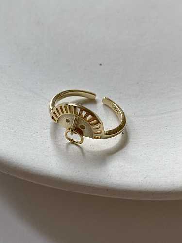 925 Sterling Silver Irregular Vintage Band Ring