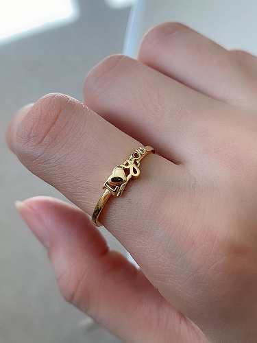 925 Sterling Silver Geometric Vintage Band Ring