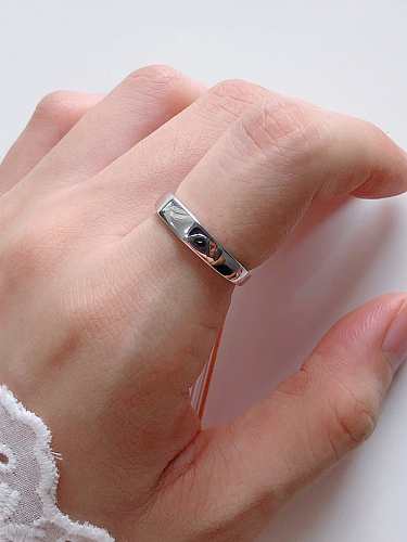 925 Sterling Silver Smooth Round Minimalist Band Ring
