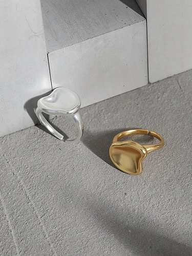 925 Sterling Silver Smooth Geometric Minimalist Band Ring