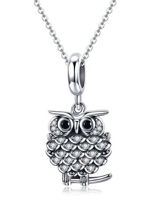 925 silver cute owl charms