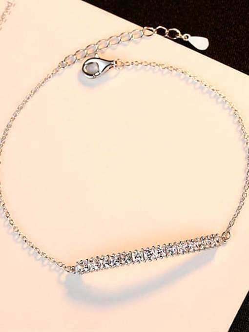 925 Sterling Silver Cubic Zirconia Luxury bracelet Bracelet
