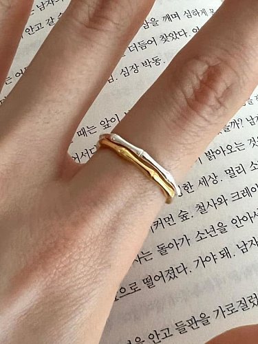 925 Sterling Silver Round Minimalist Band Ring
